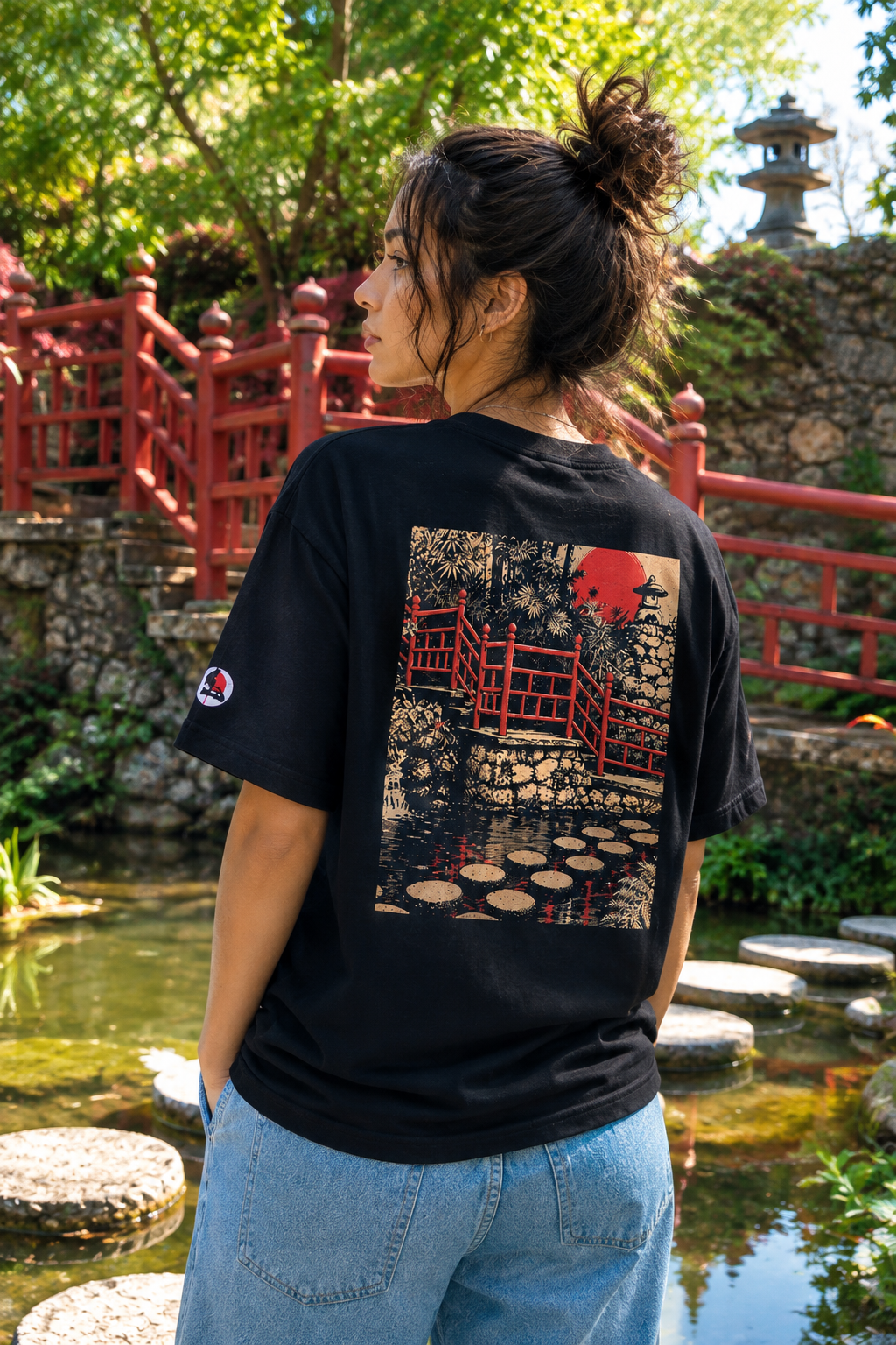 Red Crossing-Tshirt | Komorebi