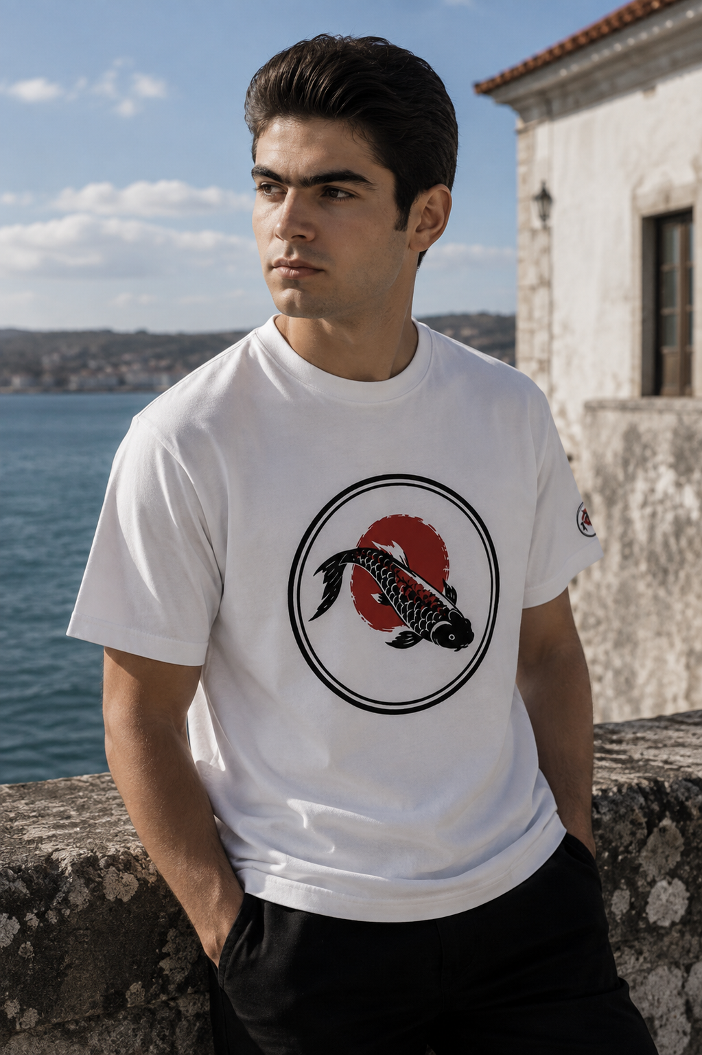 Rising Koi  T-shirt | Komorebi